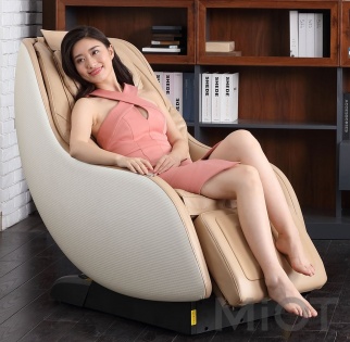 Масажне крісло Xiaomi Momoda Smart Relaxing Massage Chair Leather Beige 